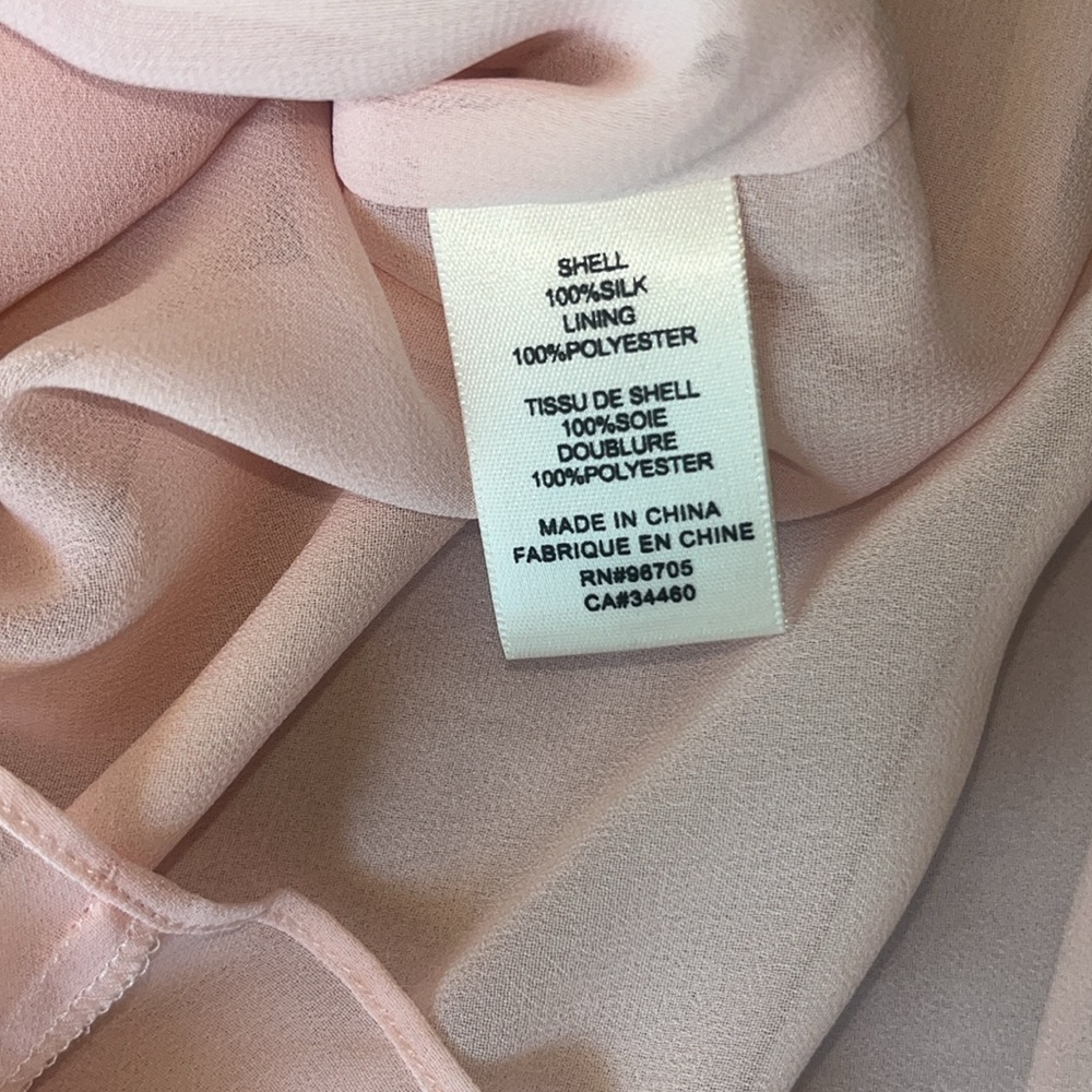 Rebecca Taylor Asymmetric One Shoulder Silk Ruffle Blouse Size 4 NWT - Picture 6 of 8